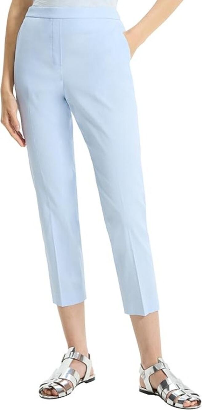 Theory Treeca Cropped Pants Minimalist Preppy Office Career Work Casual Fall 2